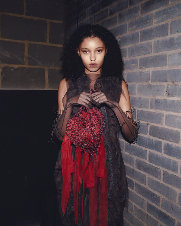 'Unconditional Love' Crochet Heart Bag